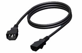 Cab480/0.7 - Euro Power female - male kabel - 0.7m