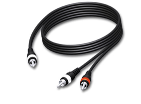 Cab725/1.5 - male RCA - 2 male RCA kabel - 1.5m