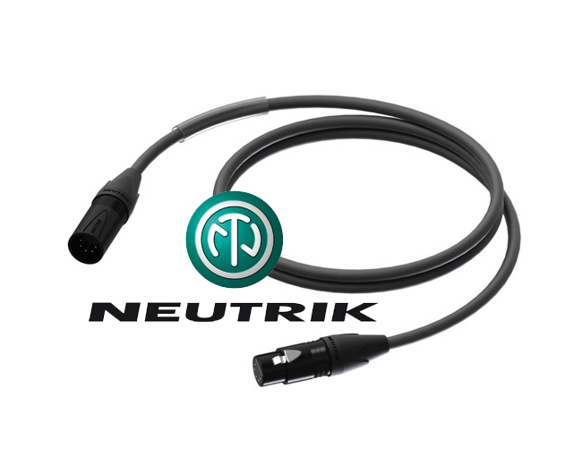 Prd955/1.5 - dmx kabel 110ohm Neutrik 5pin - 1.5m